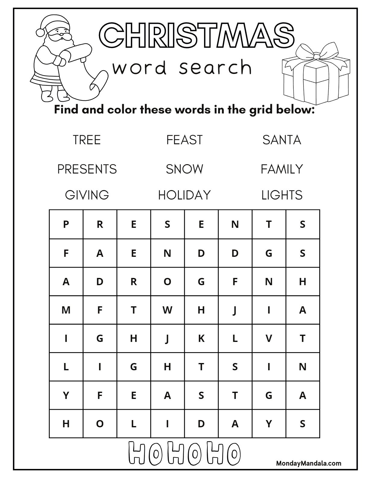 18 Christmas Word Searches Free PDF Printables 18 Christmas Word Searches Free PDF Printables