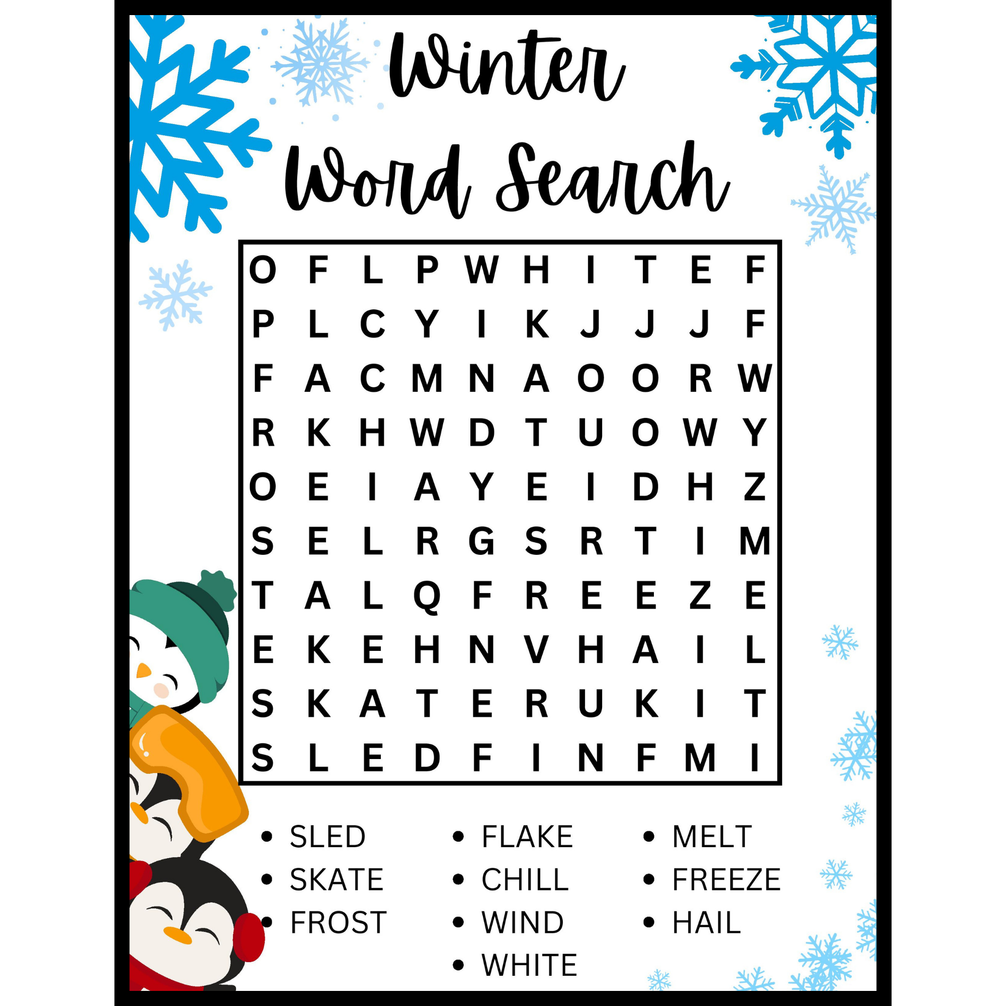 1st Grade 2nd Grade Winter Word Search Puzzle Worksheet Activity Made By Teachers 1st Grade 2nd Grade Winter Word Search Puzzle Worksheet Activity Made By Teachers