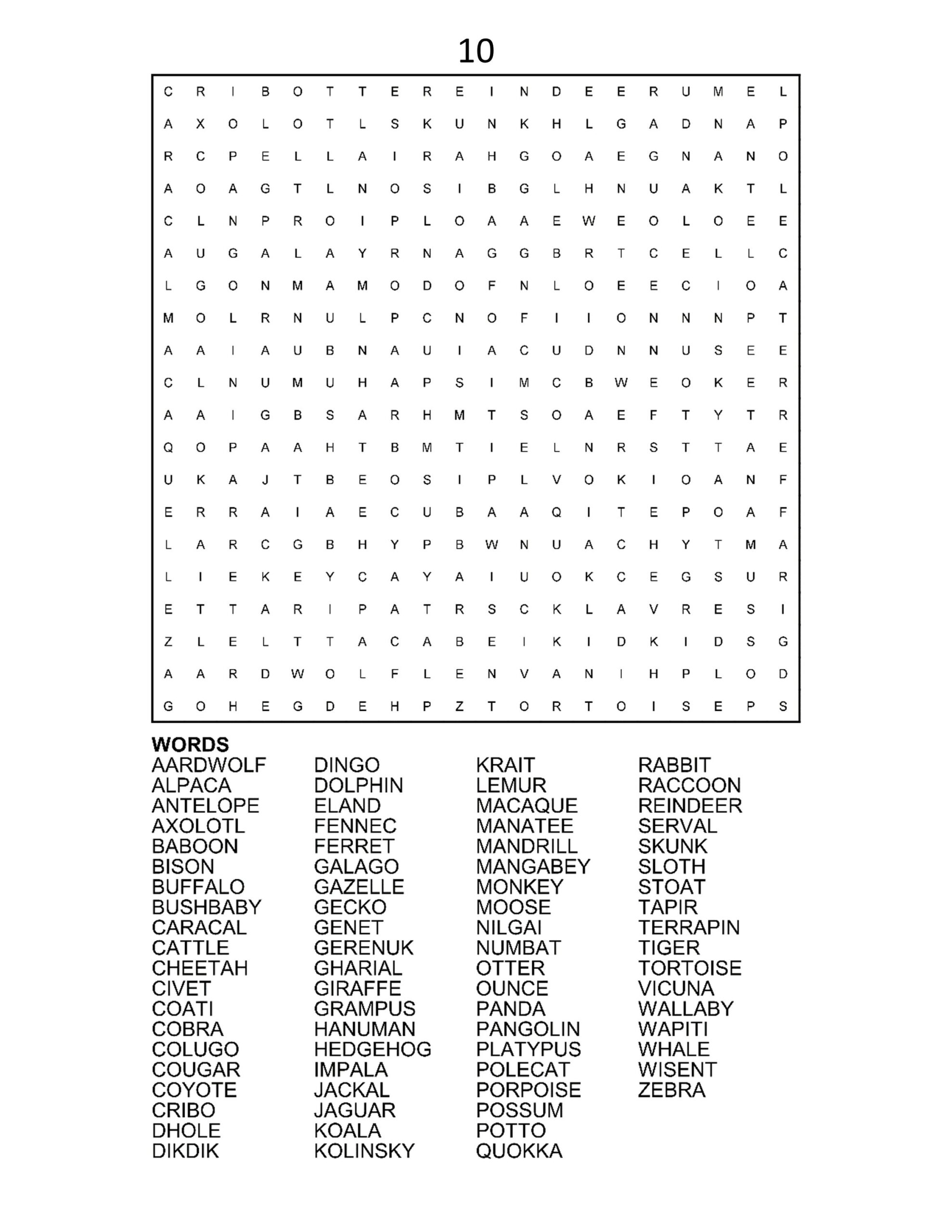 Printable Extra Large Print Word Search Printable Extra Large Print Word Search