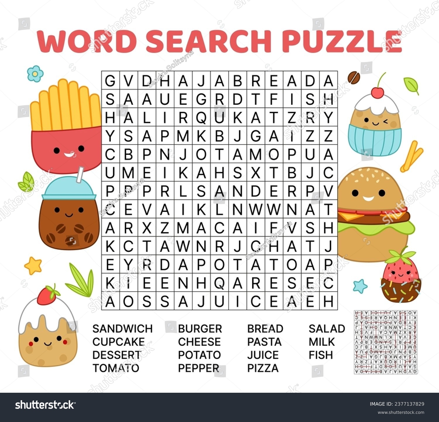 8 377 Kid Word Search Stock Vectors And Vector Art Shutterstock
