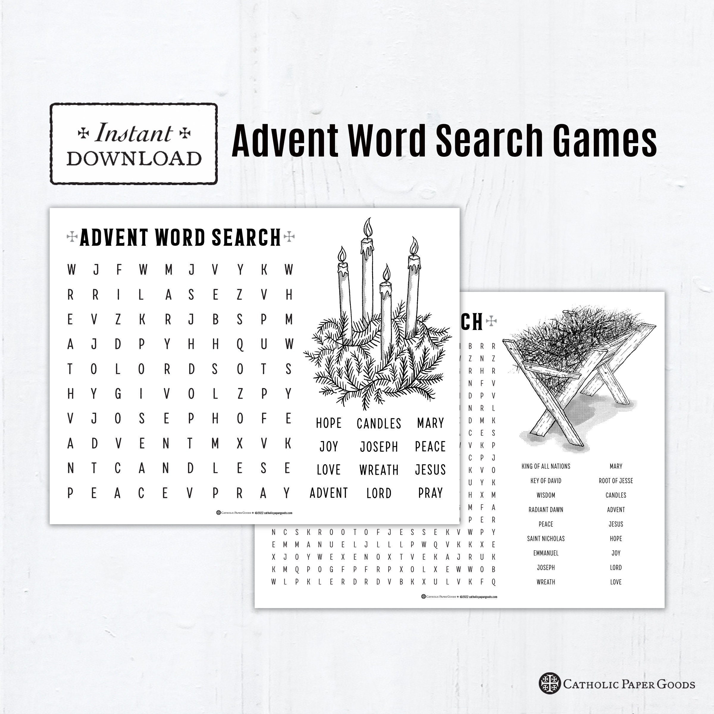 Advent Word Search Activity Catholic Coloring Pages 2 Versions With Answer Keys Printable Coloring Pages Digital PDF Advent Classroom Advent Word Search Activity Catholic Coloring Pages 2 Versions With Answer Keys Printable Coloring Pages Digital PDF Advent Classroom