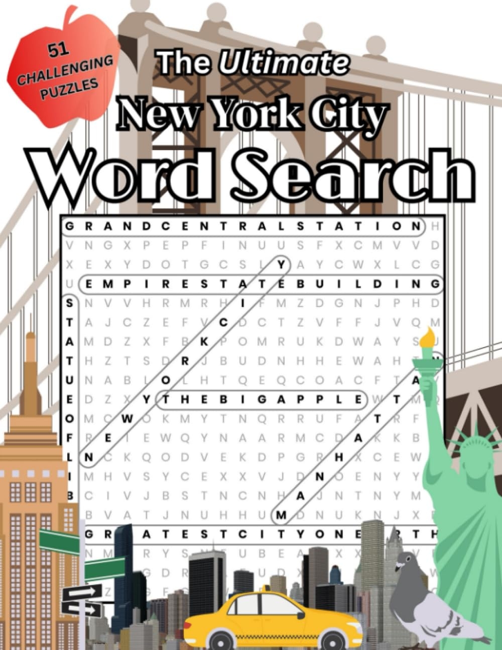 New York City Word Search Printable