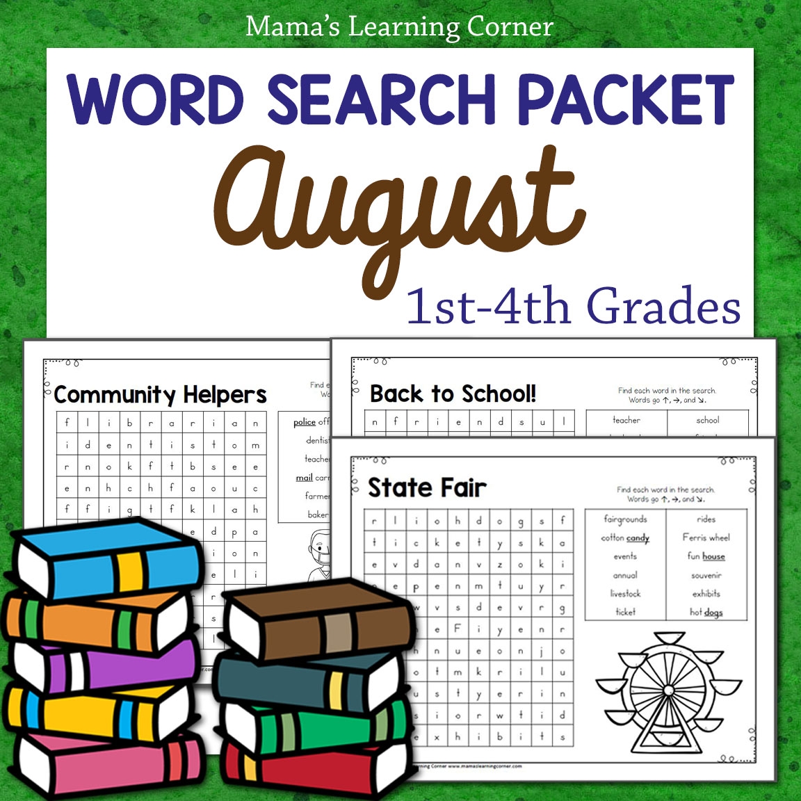Printable August Word Search Printable August Word Search