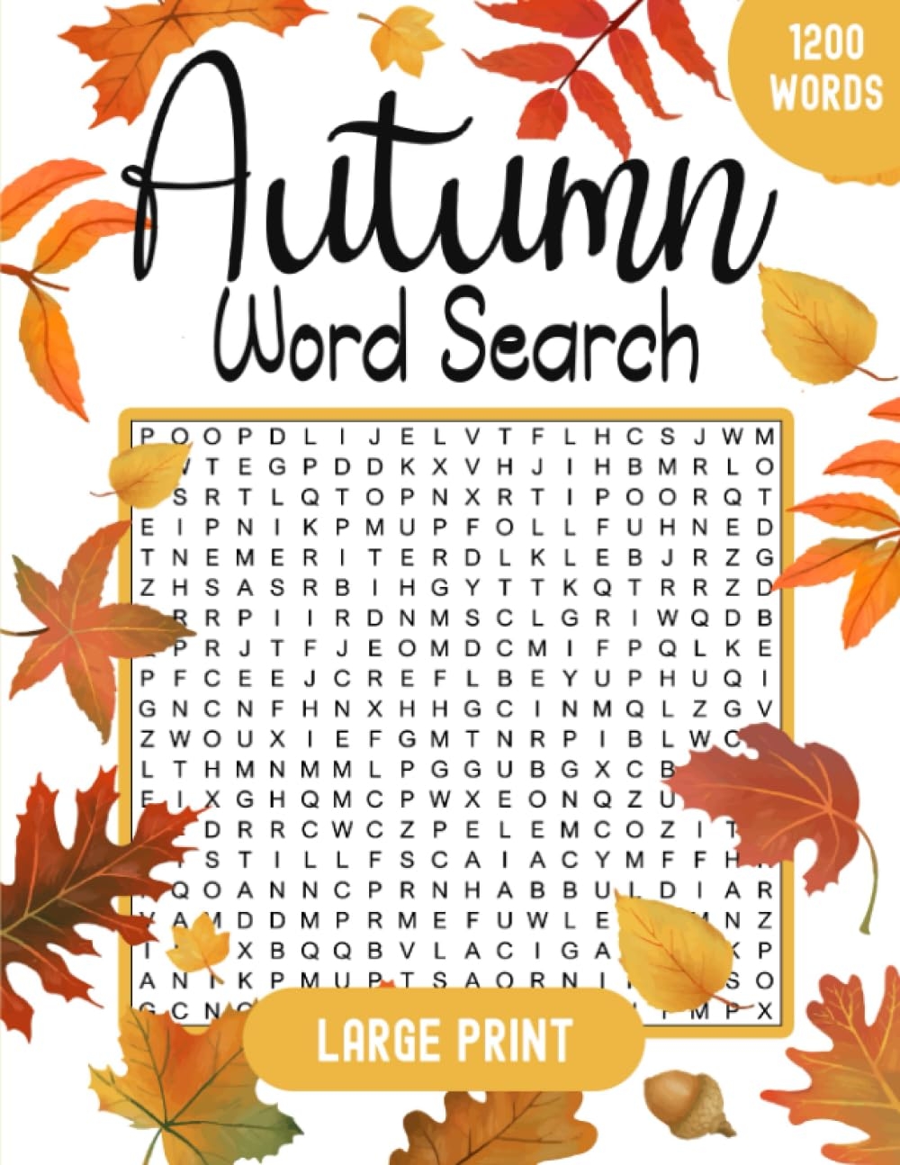 Large Print Adult Word Search Printable