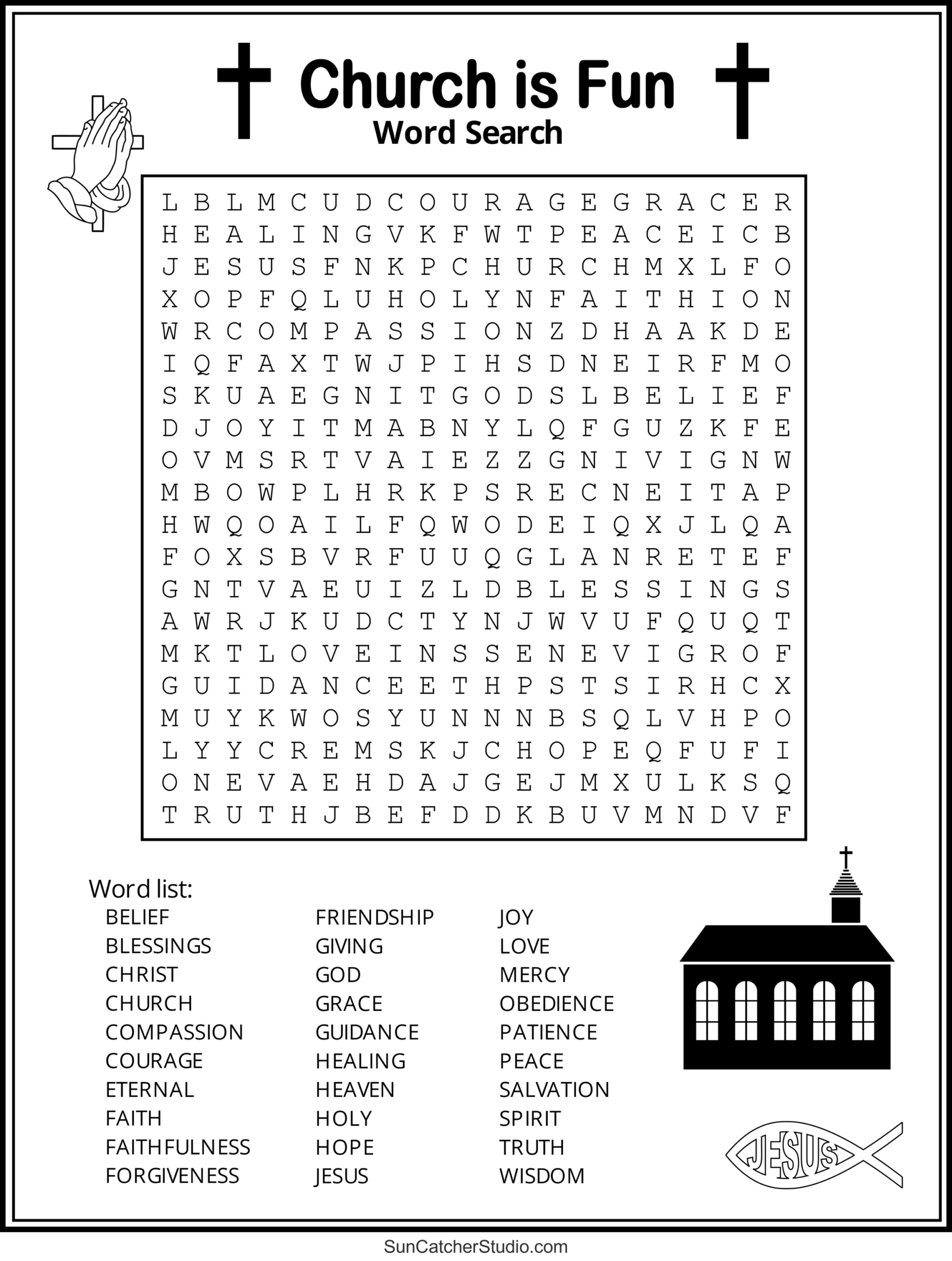 Bible Word Search Free Printable Christian Puzzles Free Bible Word Search Free Printable Christian Puzzles Free