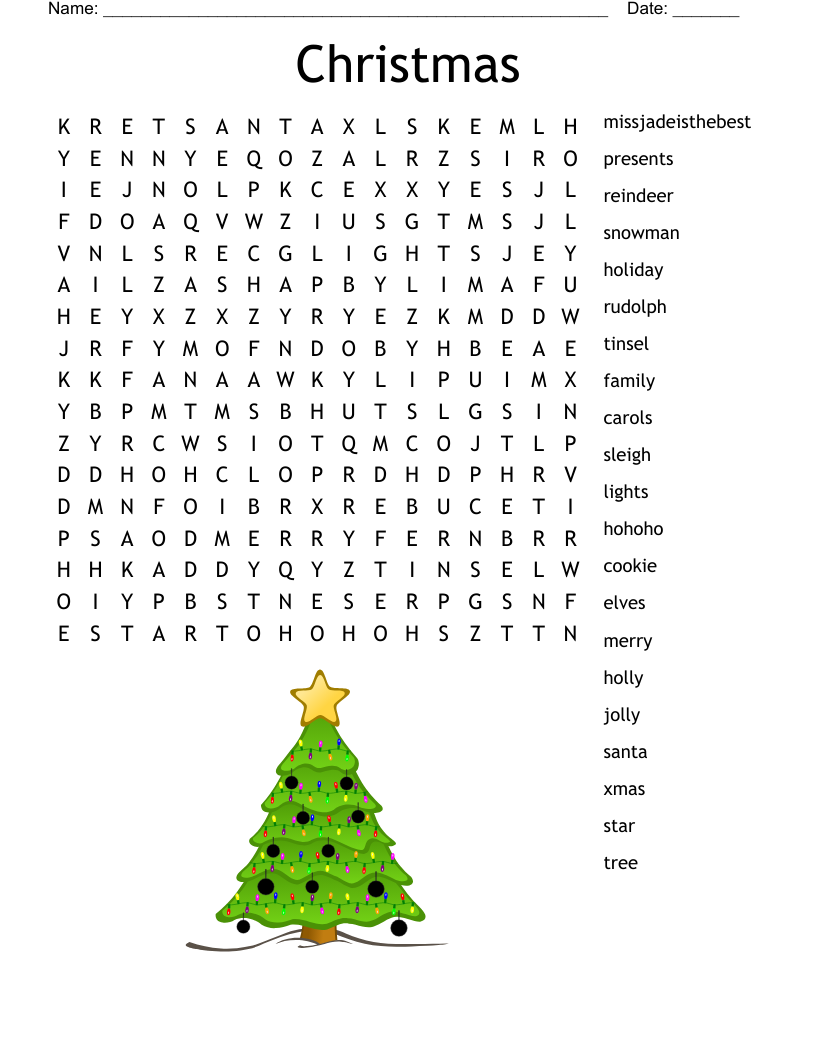 Christmas Movie Word Search Printable Christmas Movie Word Search Printable