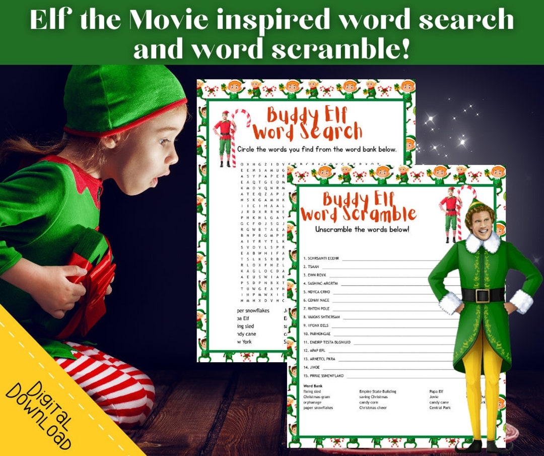 Christmas Party Games Elf The Movie Word Scramble Elf Word Search Senior Christmas Game Fun Party Games For Christmas Etsy Christmas Party Games Elf The Movie Word Scramble Elf Word Search Senior Christmas Game Fun Party Games For Christmas Etsy