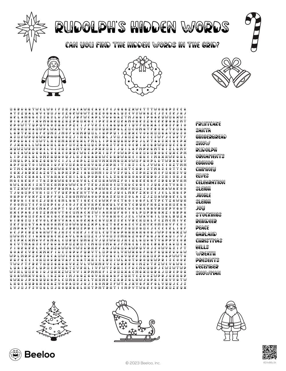 Santa Word Search Printable Free Santa Word Search Printable Free
