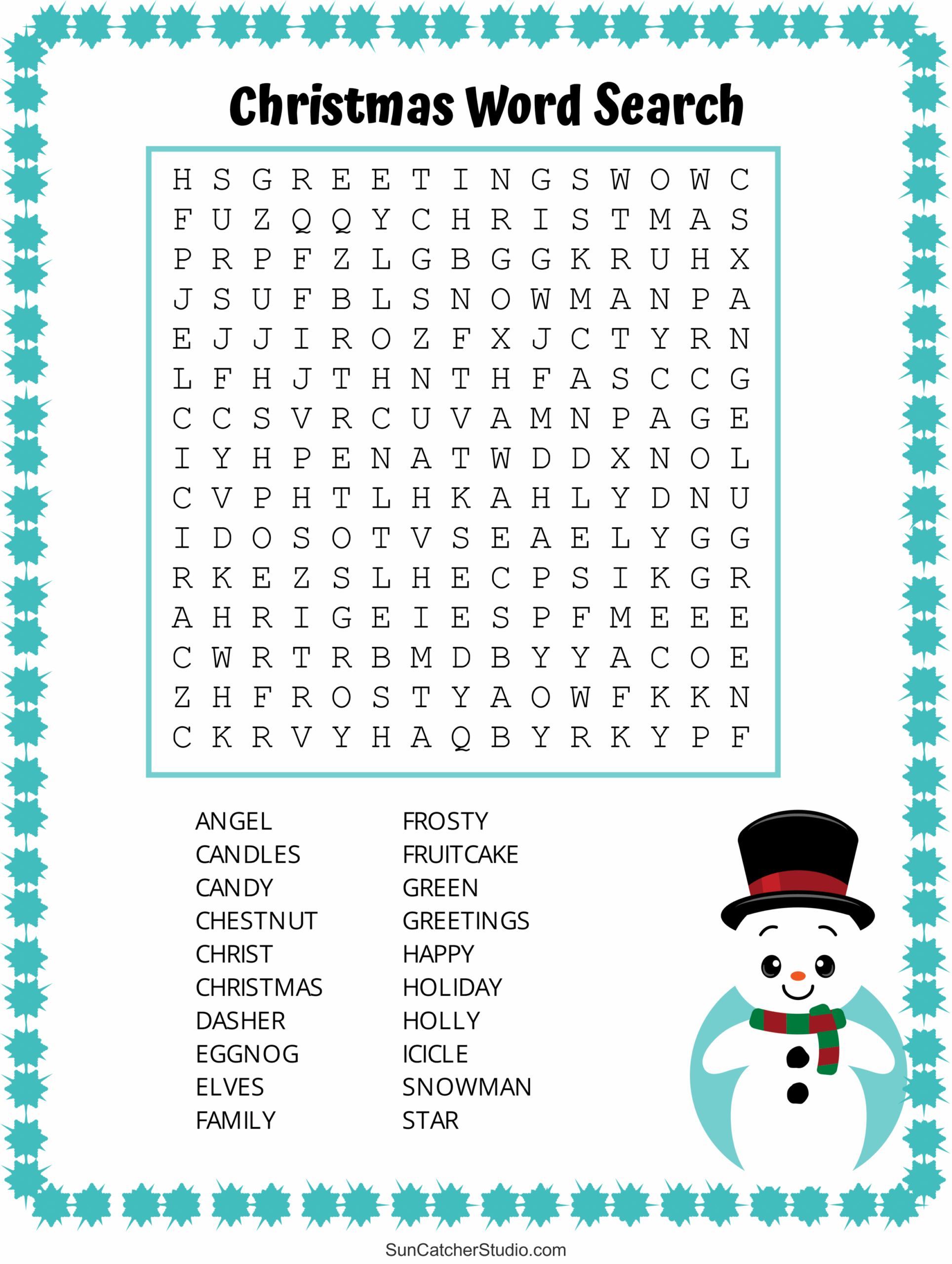 Christmas Word Search Free Printable PDF Puzzles Free Printables Monograms Design Tools Patterns U0026 DIY Projects Christmas Word Search Free Printable PDF Puzzles Free Printables Monograms Design Tools Patterns U0026 DIY Projects