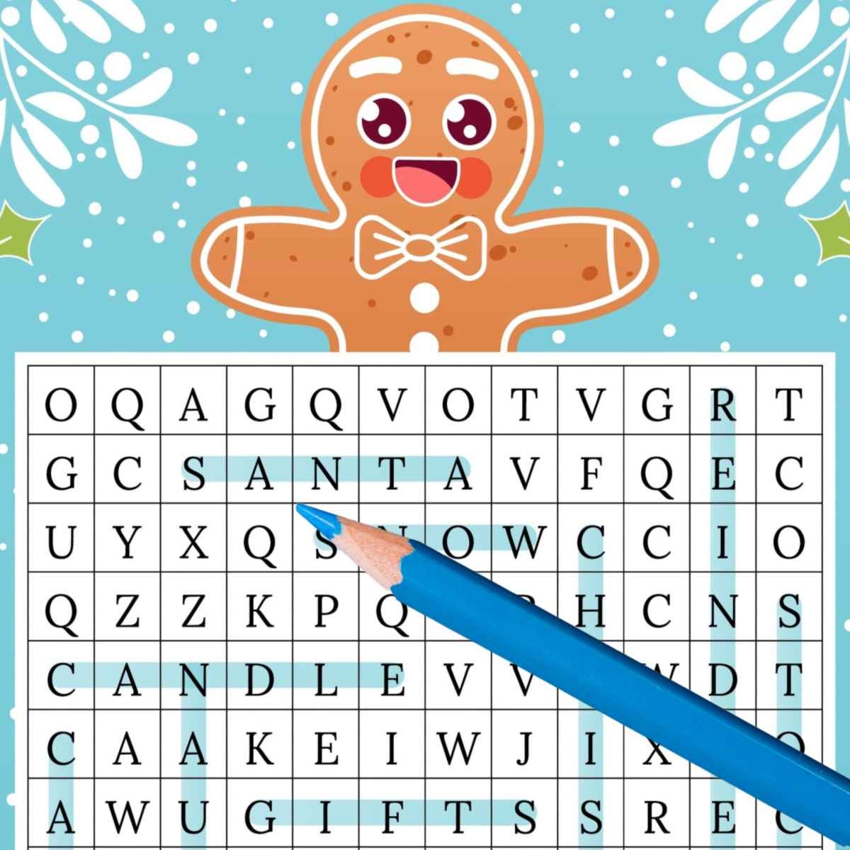 December Word Search Printable National Days Word Find Puzzle December Word Search Printable National Days Word Find Puzzle