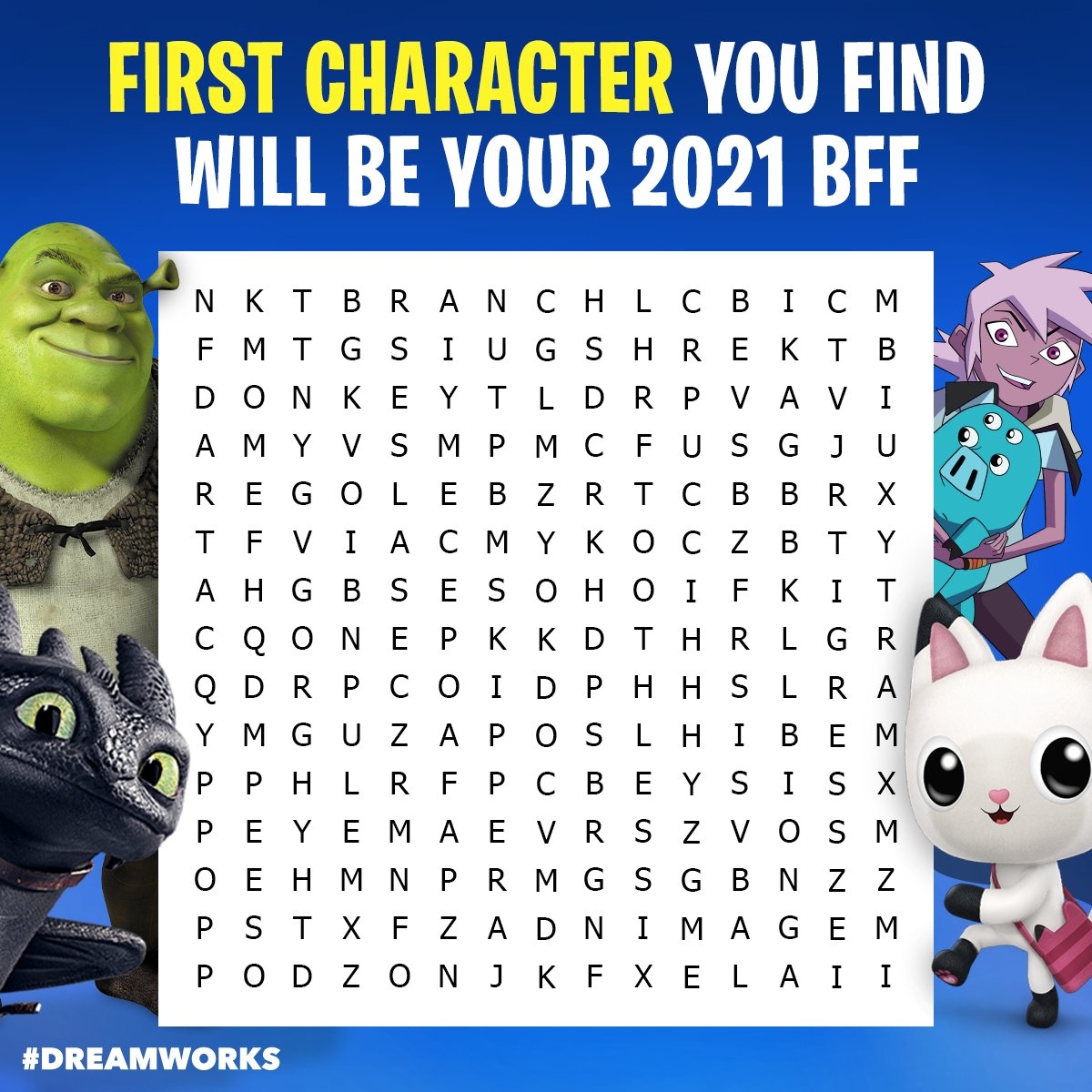 Shrek Word Search Printable Shrek Word Search Printable