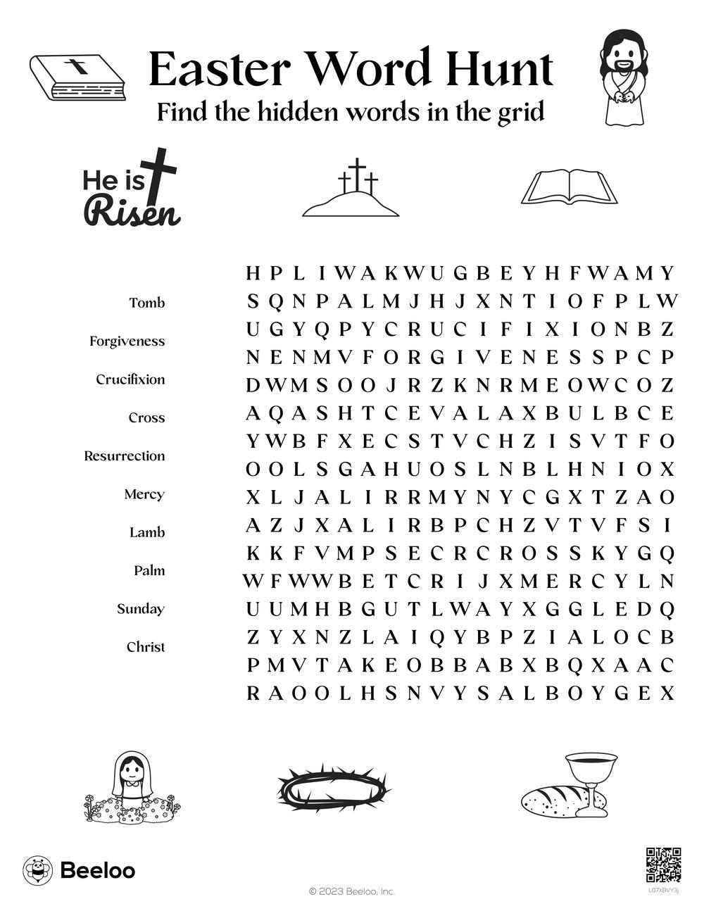 Easter themed Word Searches Beeloo Printable Crafts And Easter themed Word Searches Beeloo Printable Crafts And