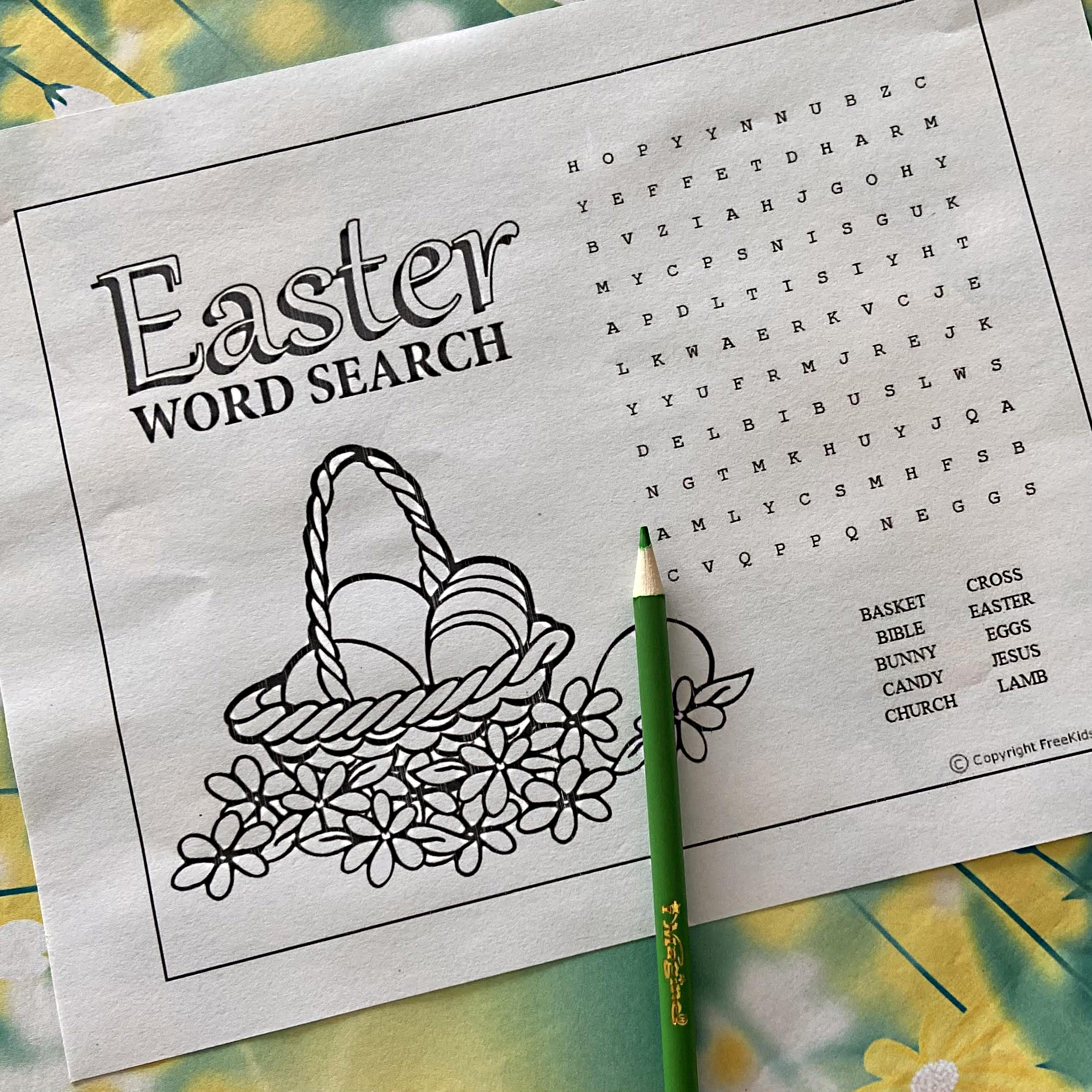 Free Printable Religious Easter Word Search Free Printable Religious Easter Word Search