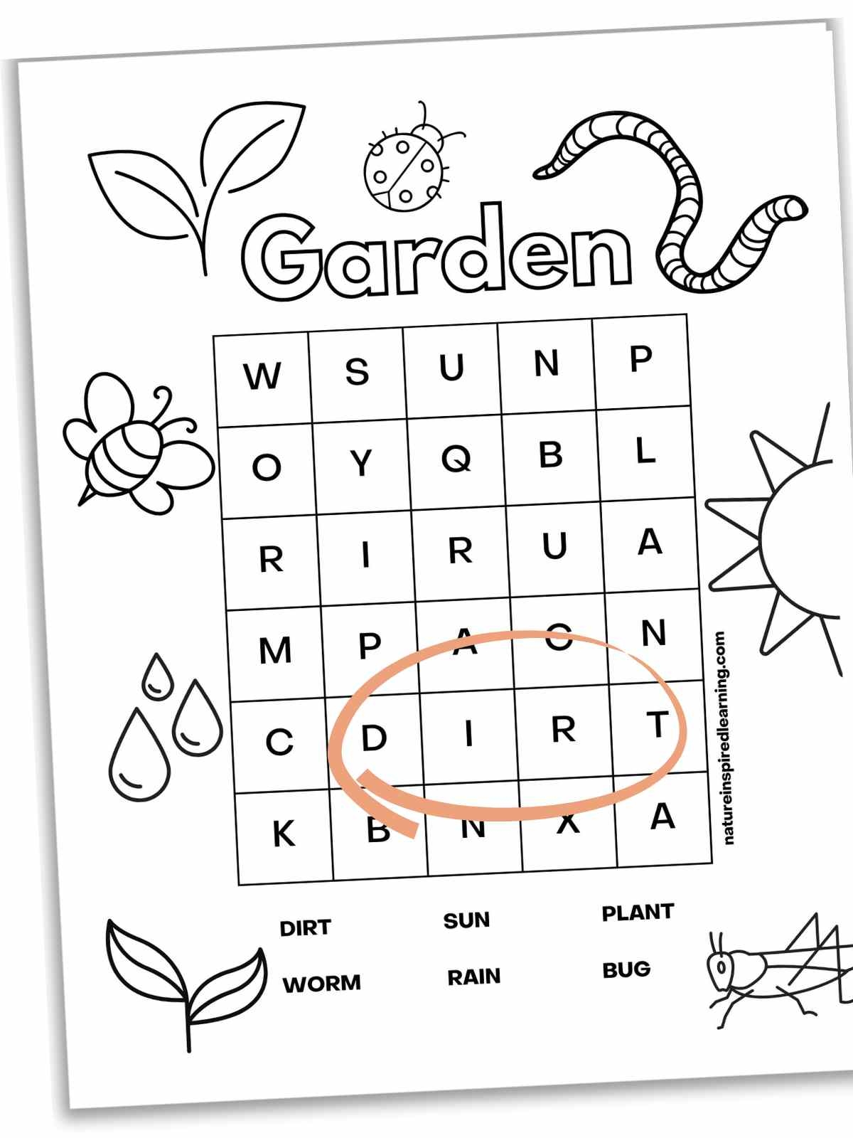 Printable Pre K Word Search Printable Pre K Word Search