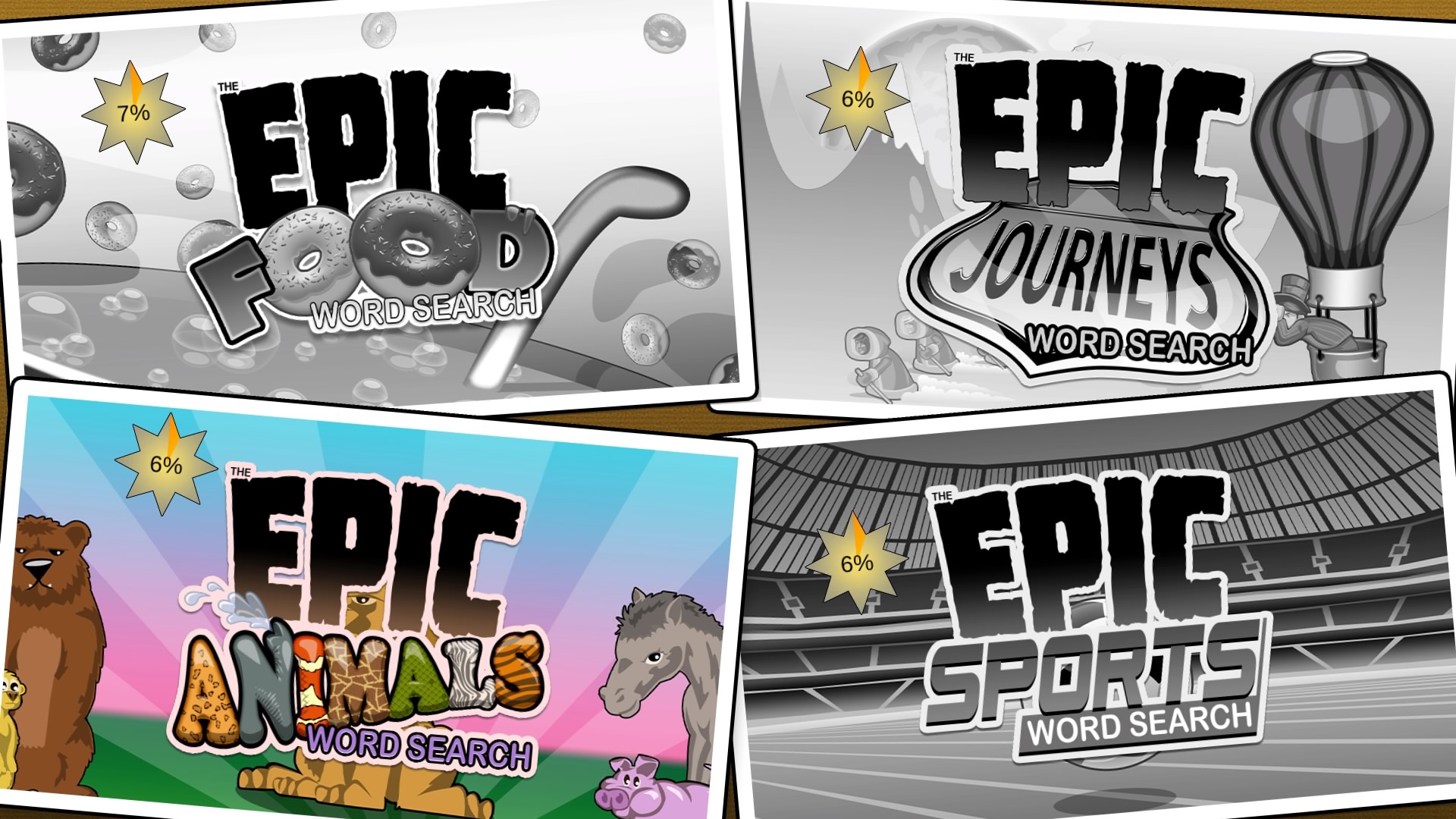 Epic Word Search Collection Lightwood Games Epic Word Search Collection Lightwood Games