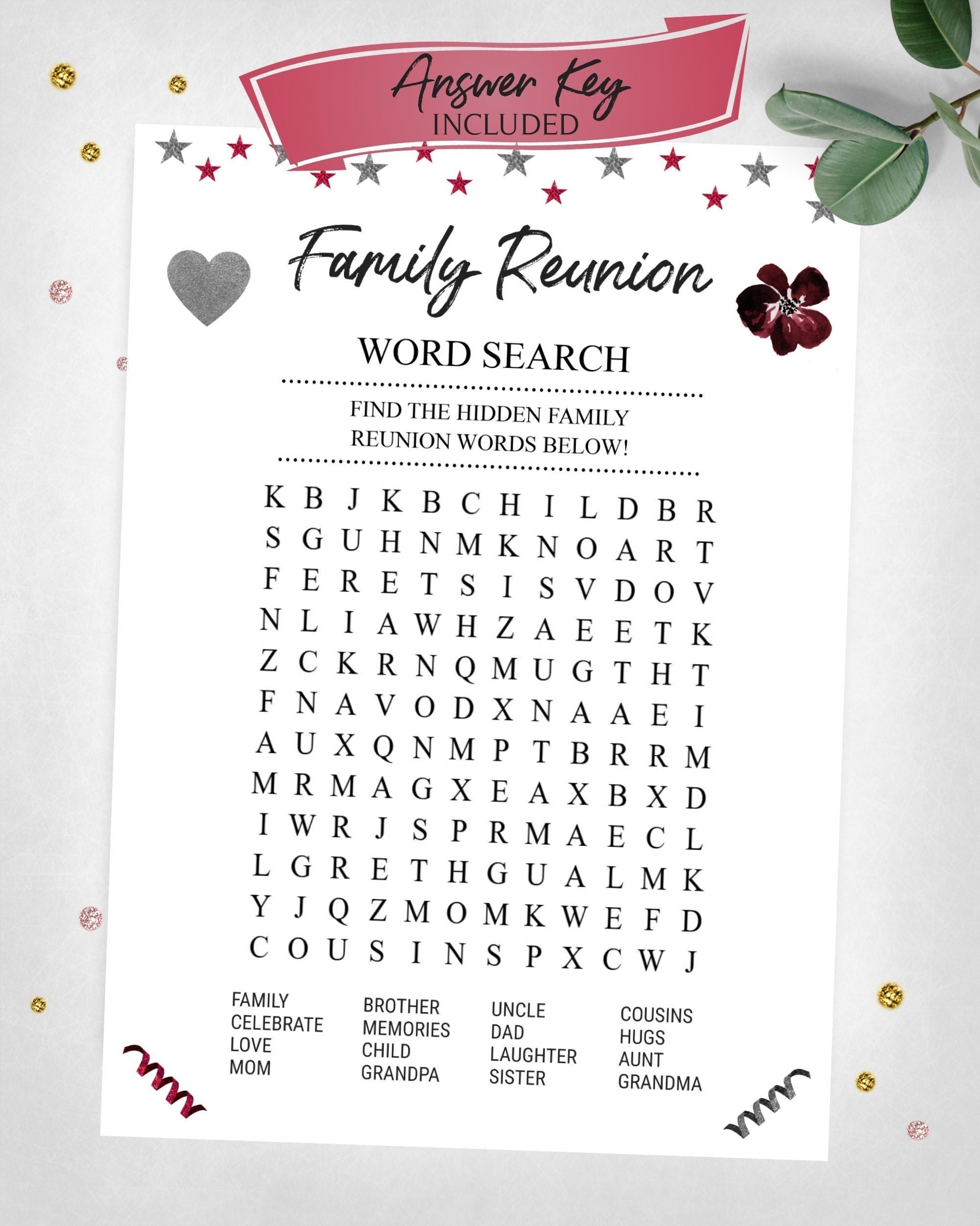 Family Reunion Game Word Search Family Party Game Word Search Game Instant Digital Download Printable Game Etsy Family Reunion Game Word Search Family Party Game Word Search Game Instant Digital Download Printable Game Etsy