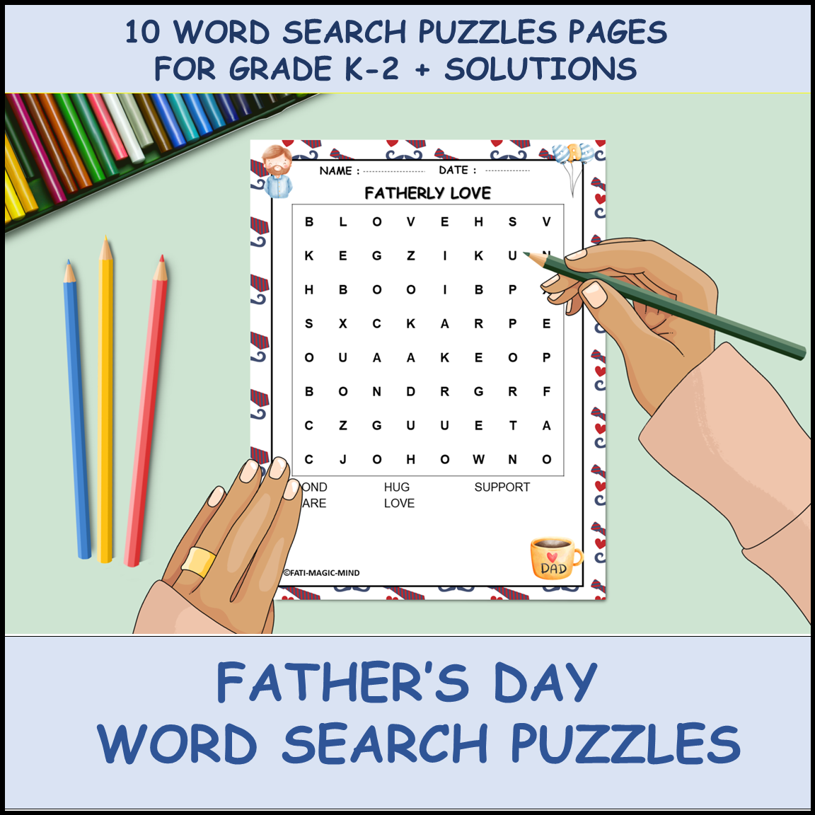 Printable Father's Day Word Search Printable Father's Day Word Search