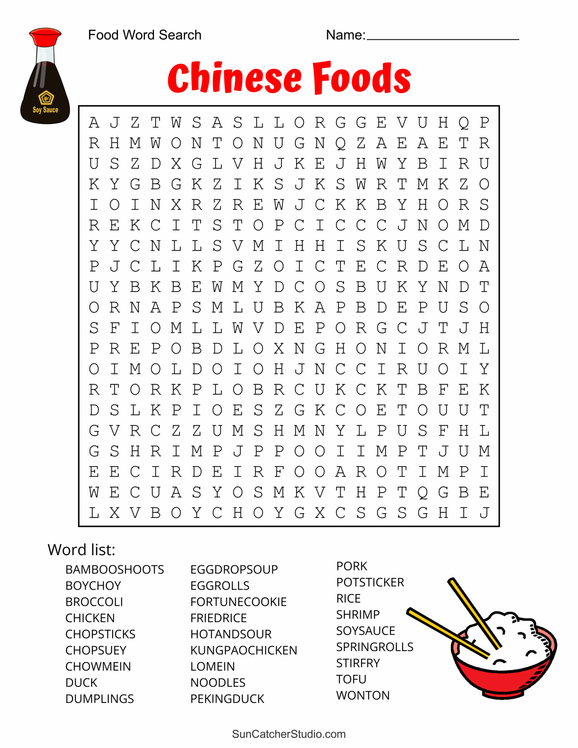 Funny Word Searches Printable
