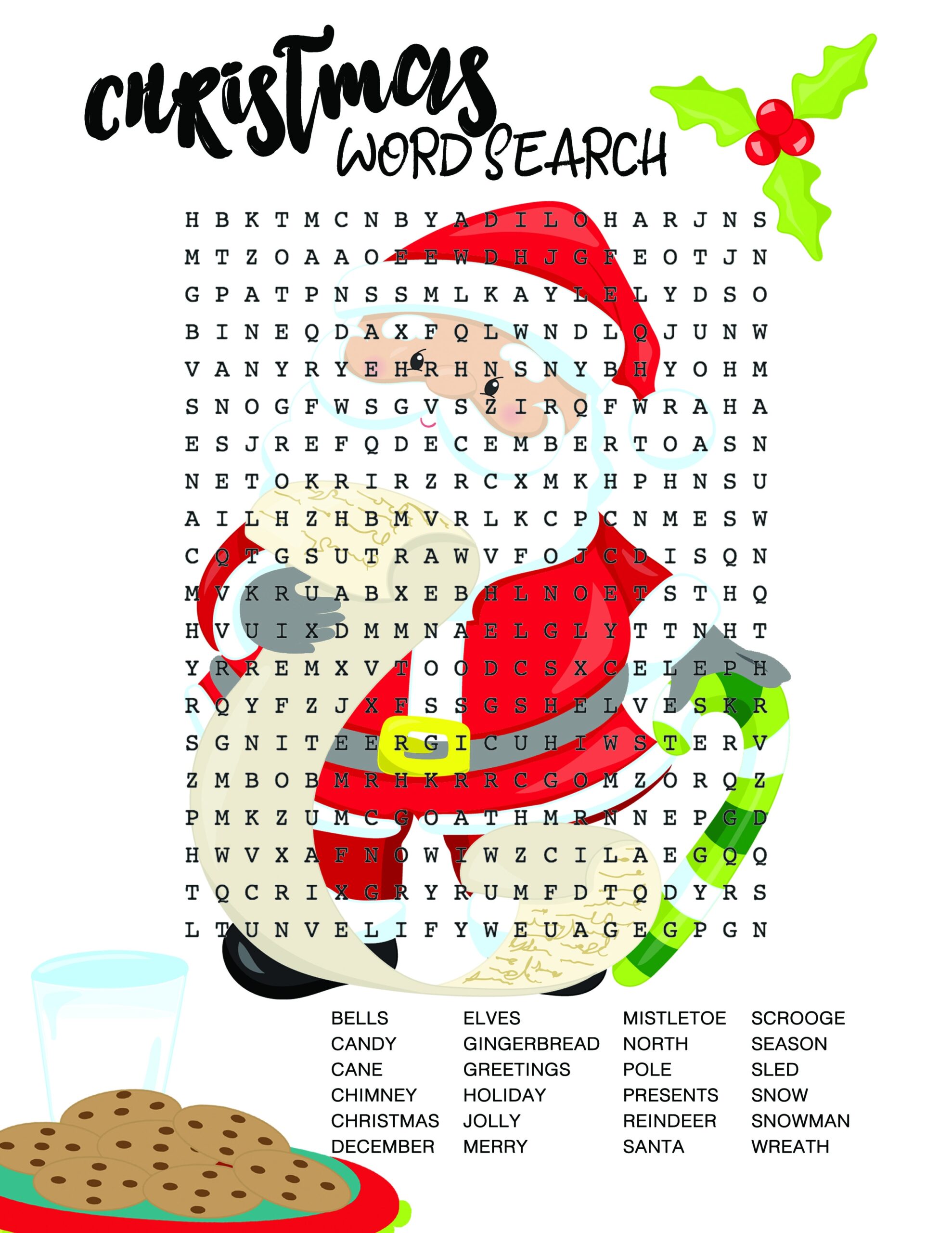 Free Christmas Printable Santa Word Search About A Mom Free Christmas Printable Santa Word Search About A Mom
