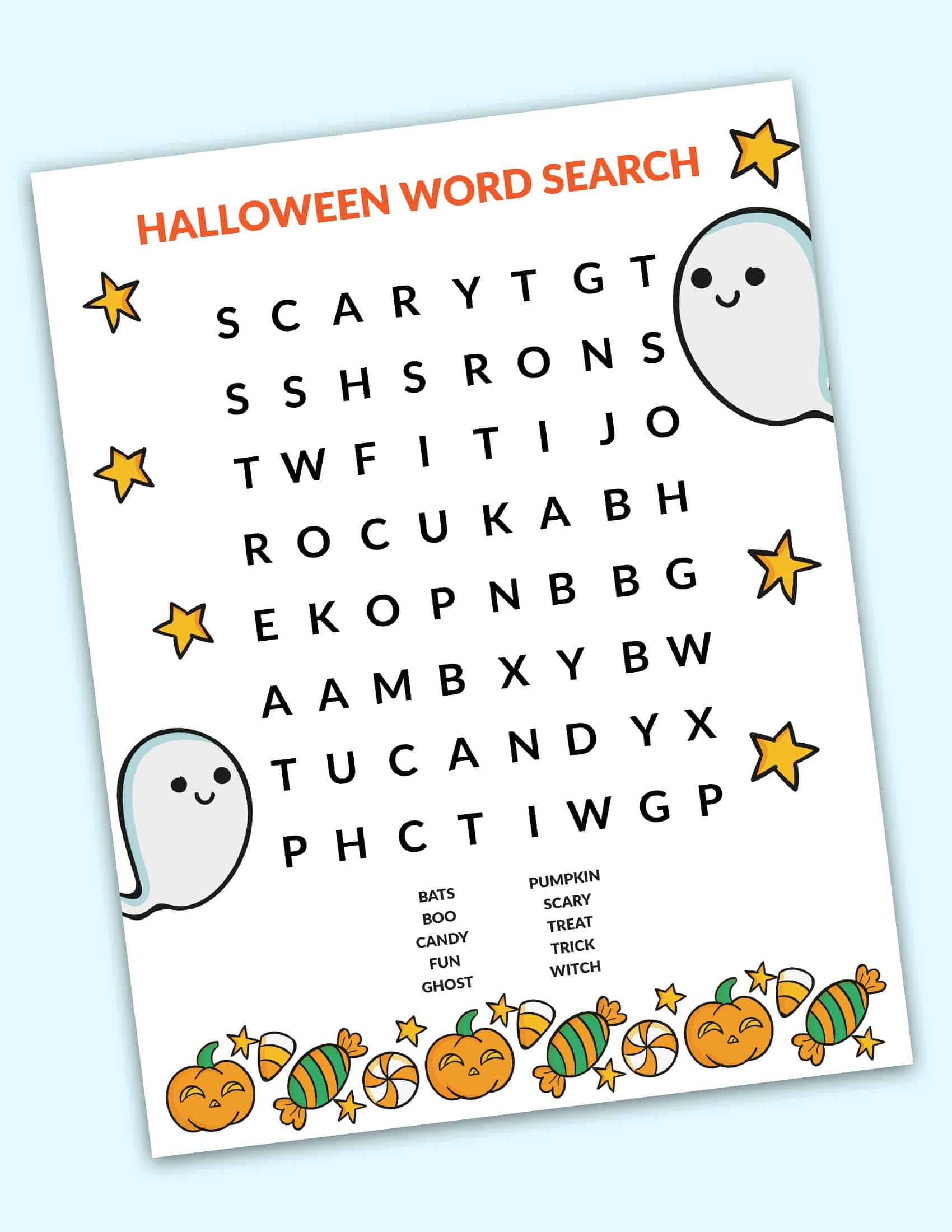 Free Easy Halloween Word Search Printable PDF Freebie Finding Mom Free Easy Halloween Word Search Printable PDF Freebie Finding Mom
