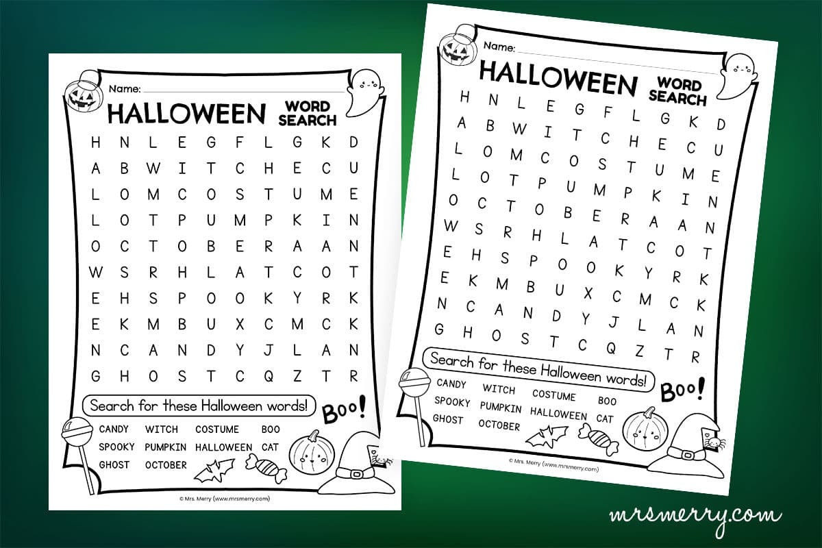Halloween Word Search Pdf Printable Halloween Word Search Pdf Printable