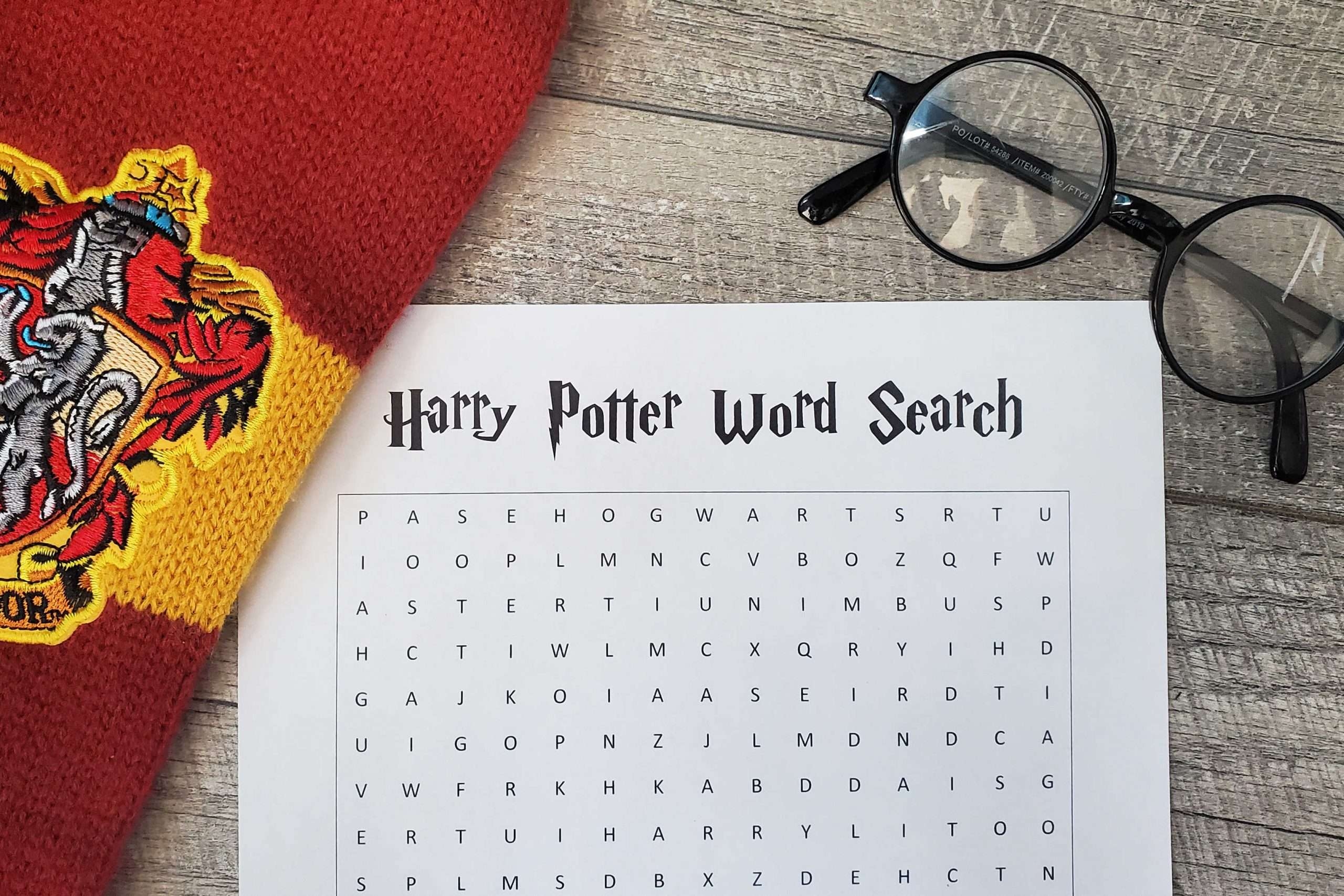 Harry Potter Word Search Free Printable Harry Potter Word Search Free Printable