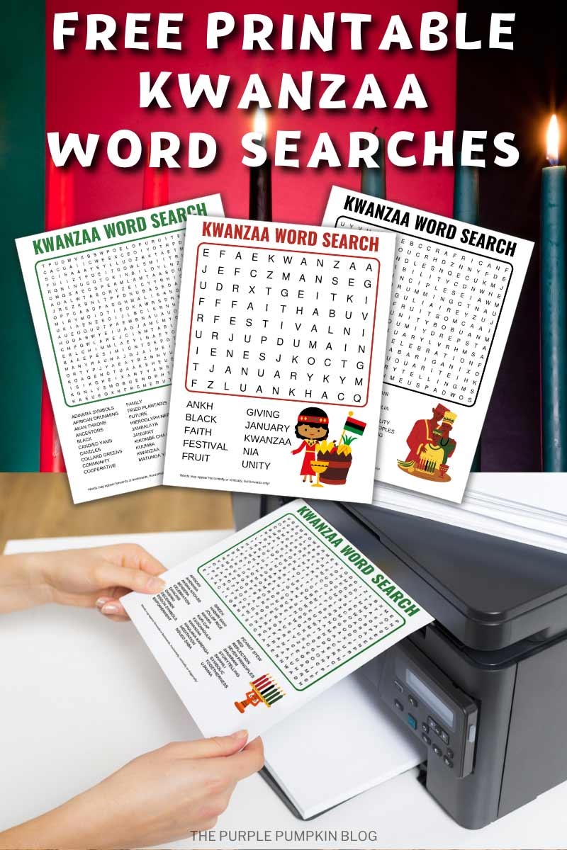 Printable Kwanzaa Word Search Printable Kwanzaa Word Search