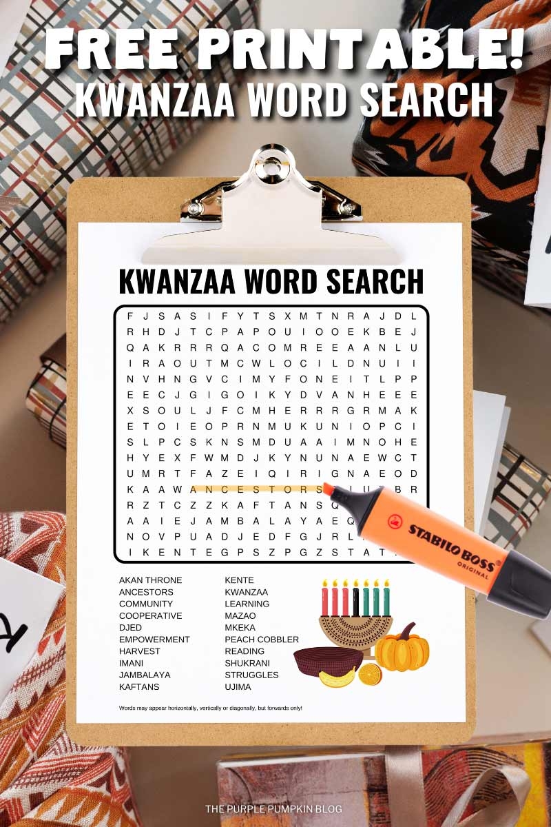 Free Printable Kwanzaa Word Search Puzzles Free Printable Kwanzaa Word Search Puzzles