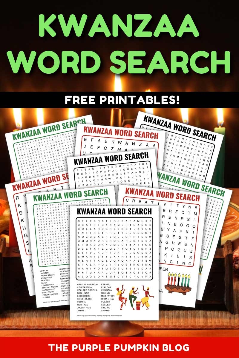 Free Printable Kwanzaa Word Search Puzzles Free Printable Kwanzaa Word Search Puzzles