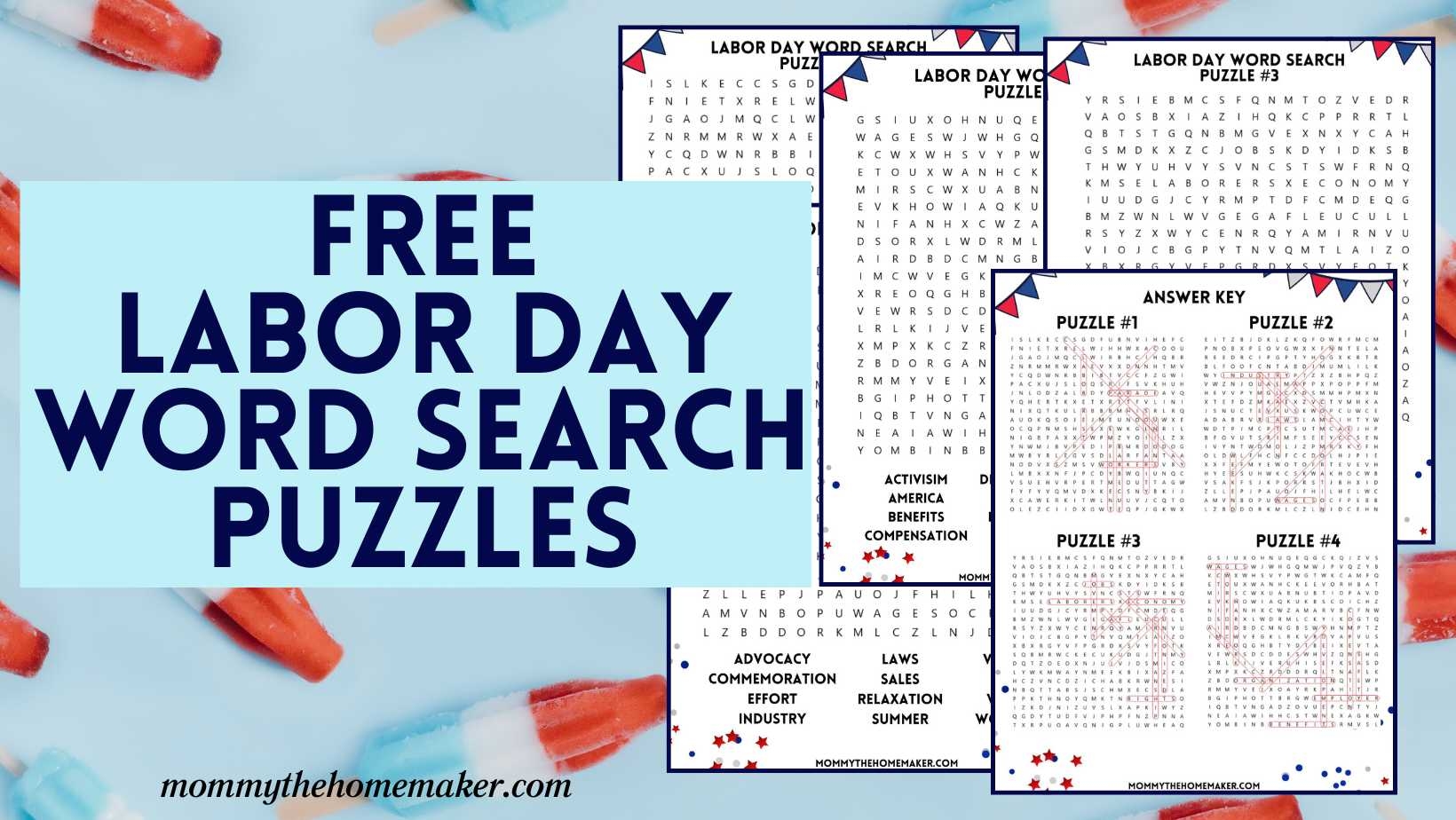 Labor Day Word Search Free Printable Labor Day Word Search Free Printable