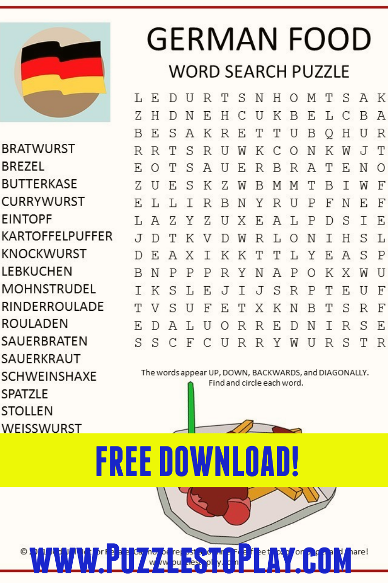Free Printable Oktoberfest Word Search Puzzle Free Printable Oktoberfest Word Search Puzzle