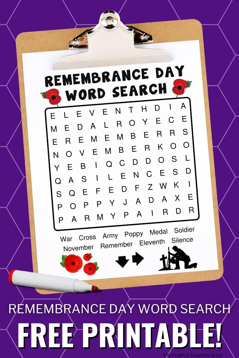 Free Printable Remembrance Day Word Searches Poppy Day Free Printable Remembrance Day Word Searches Poppy Day
