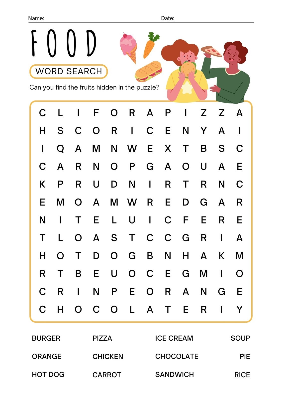 Free Printable Word Search Worksheet Templates Canva Free Printable Word Search Worksheet Templates Canva