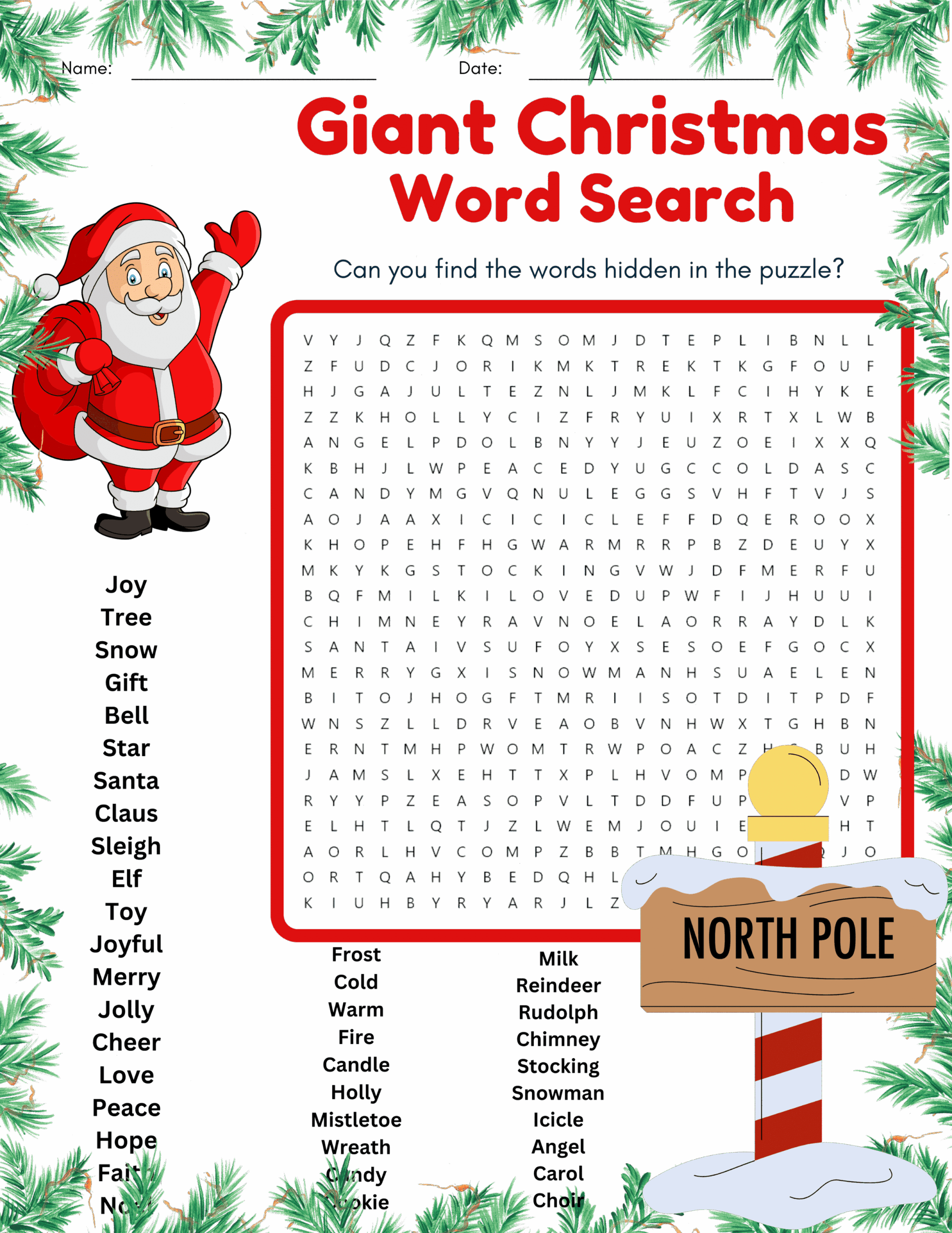 GIANT CHRISTMAS VOCABULARY Word Search Puzzle Worksheet Activity Made By Teachers GIANT CHRISTMAS VOCABULARY Word Search Puzzle Worksheet Activity Made By Teachers
