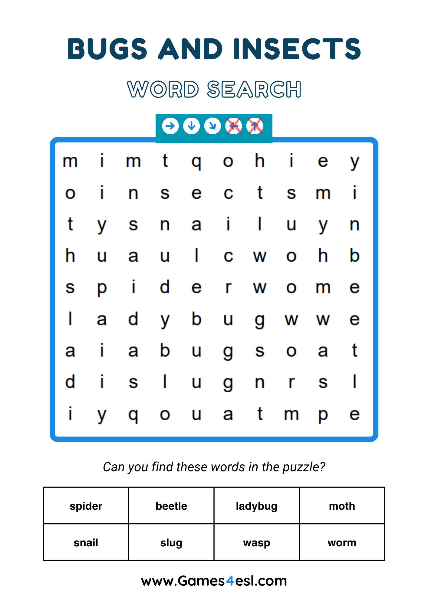 Grade 2 Word Searches Games4esl Grade 2 Word Searches Games4esl