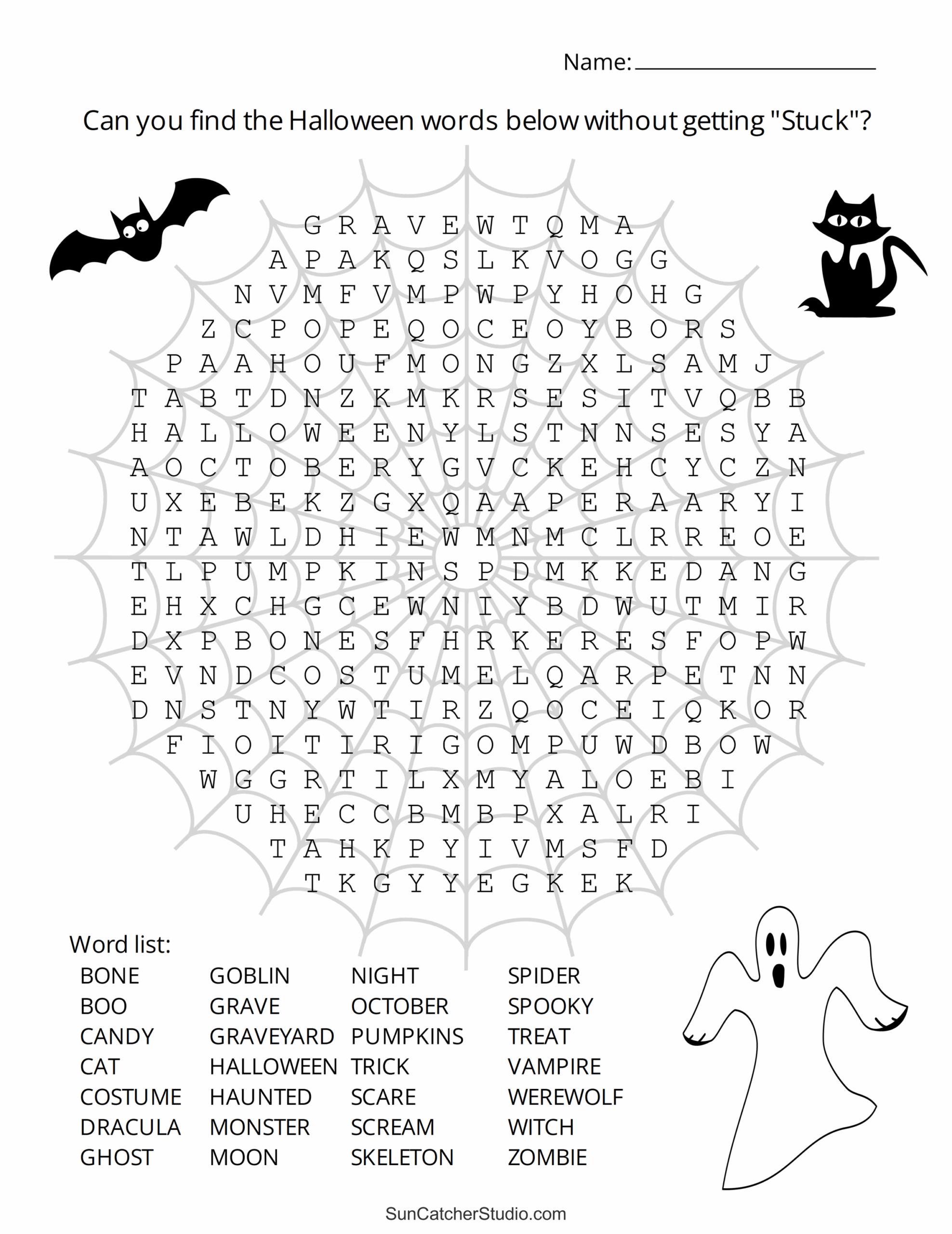 Halloween Word Search Free Printable Puzzles DIY Projects Worksheets Library Halloween Word Search Free Printable Puzzles DIY Projects Worksheets Library