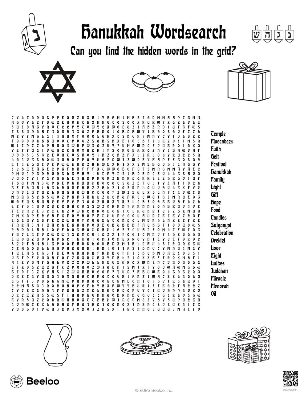 Hanukkah Word Search Printable Free Hanukkah Word Search Printable Free