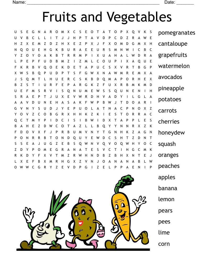Harvest Word Search Printable Harvest Word Search Printable