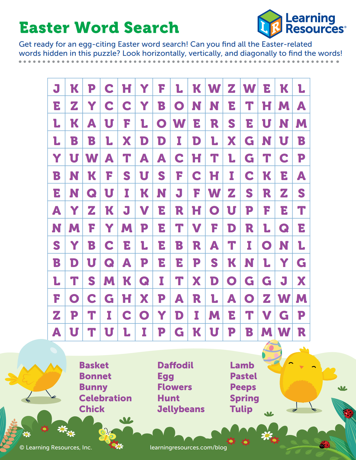 Hop Into Easter Fun With Printable Easter Word Search Hop Into Easter Fun With Printable Easter Word Search
