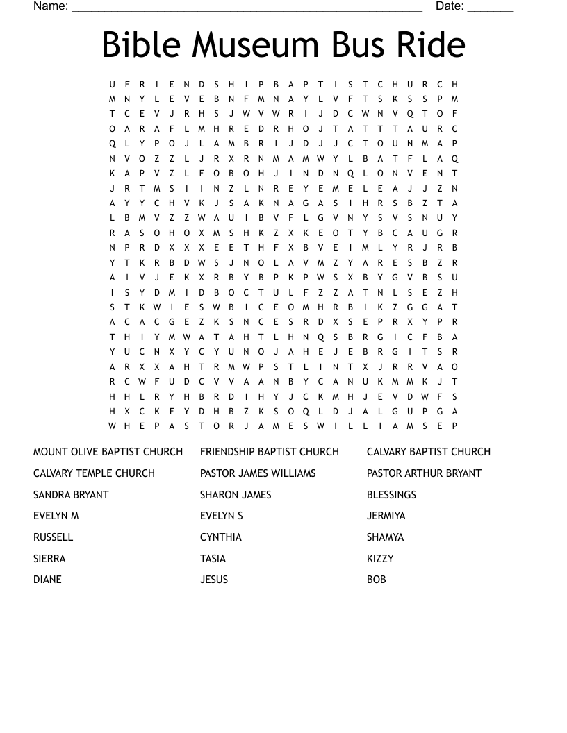 Jesus Loves Me Word Search WordMint