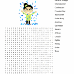 Juneteenth Word Search WordMint