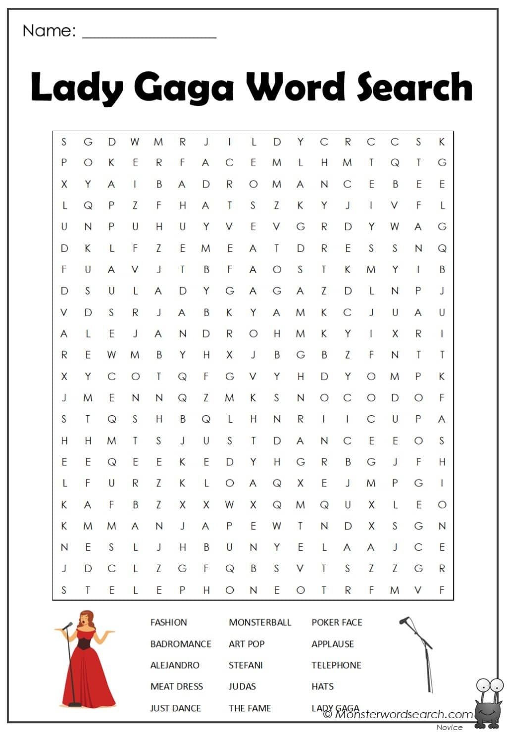 Free Printable Art Word Searches Free Printable Art Word Searches