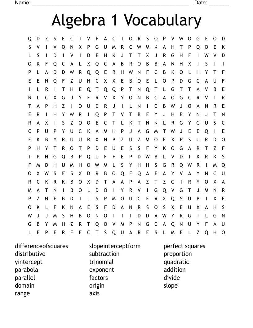 Free Printable Math Word Search Worksheets Free Printable Math Word Search Worksheets