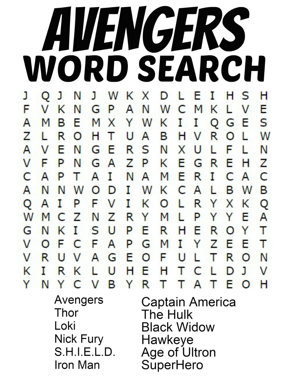 Movie Word Search Activity Shelter Worksheets Library