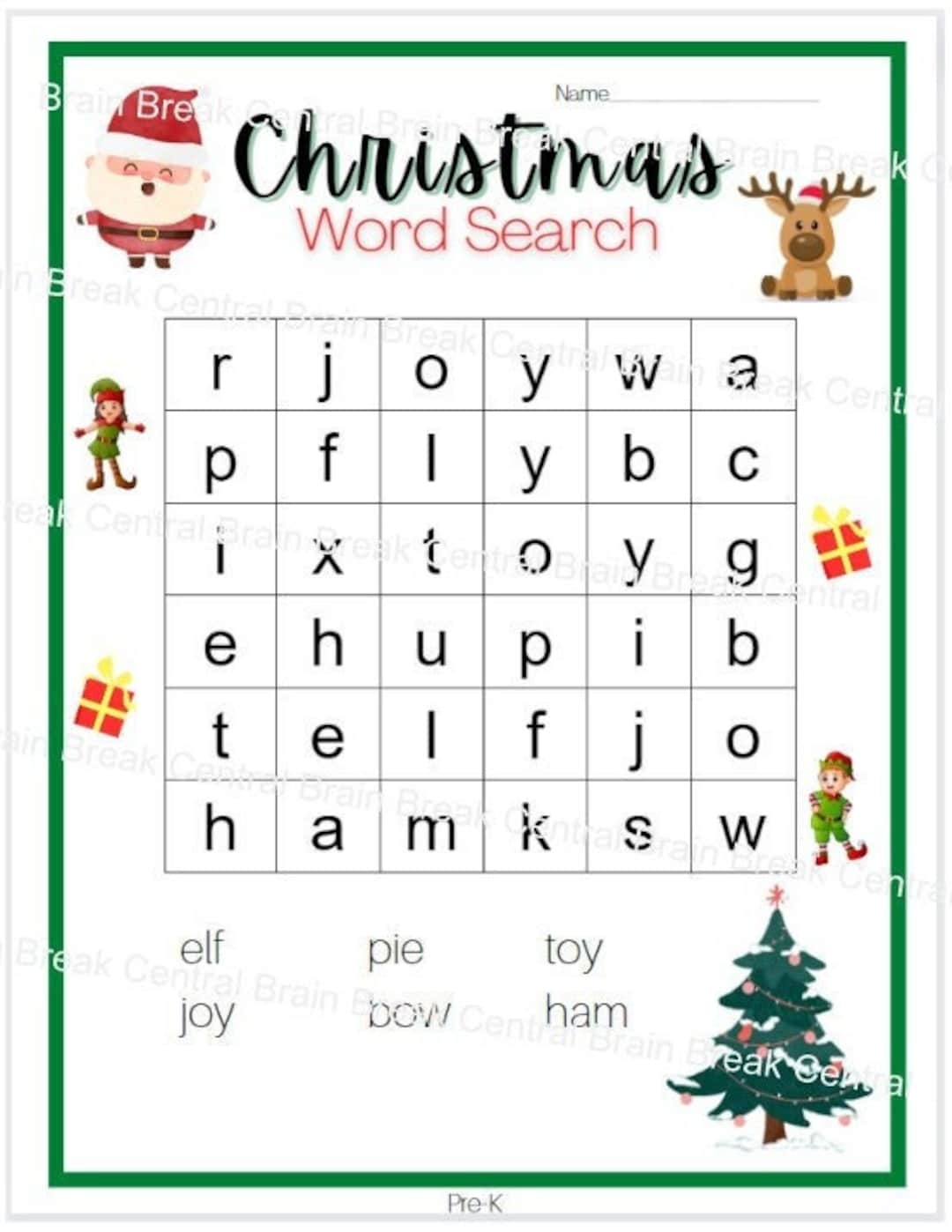 Free Printable Christmas Word Search Kindergarten Free Printable Christmas Word Search Kindergarten