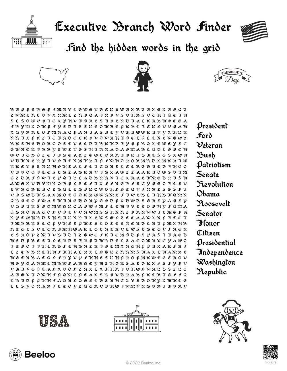 Presidents Day Word Search Free Printable Presidents Day Word Search Free Printable