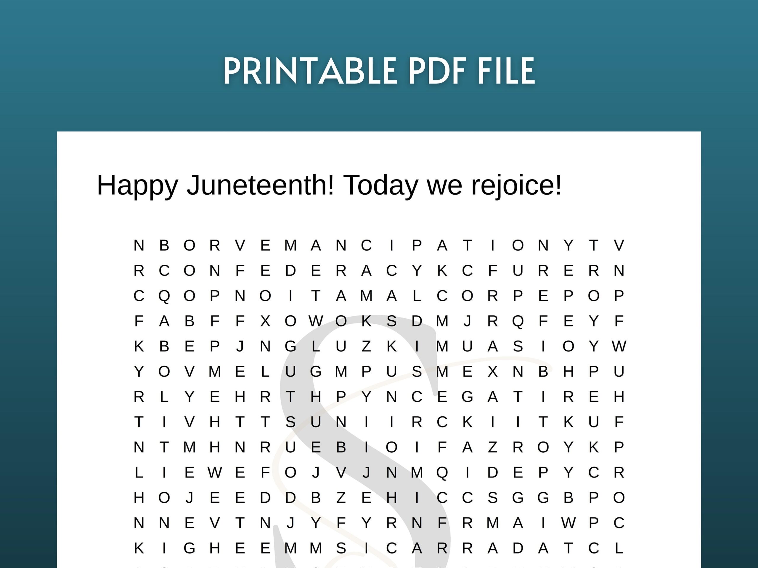 Printable Juneteenth Word Search Digital Download Black History Vocabulary Learning Instant Download Word Search Printable Handout PDF Etsy Printable Juneteenth Word Search Digital Download Black History Vocabulary Learning Instant Download Word Search Printable Handout PDF Etsy
