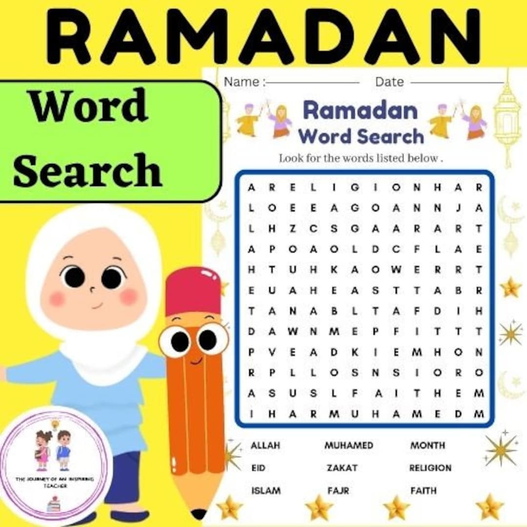 Printable Ramadan Word Search Activity For Kids U0026 Adults Ramadan Preparation Muslim Homeschooling Rmdan Wordsearch Etsy Printable Ramadan Word Search Activity For Kids U0026 Adults Ramadan Preparation Muslim Homeschooling Rmdan Wordsearch Etsy