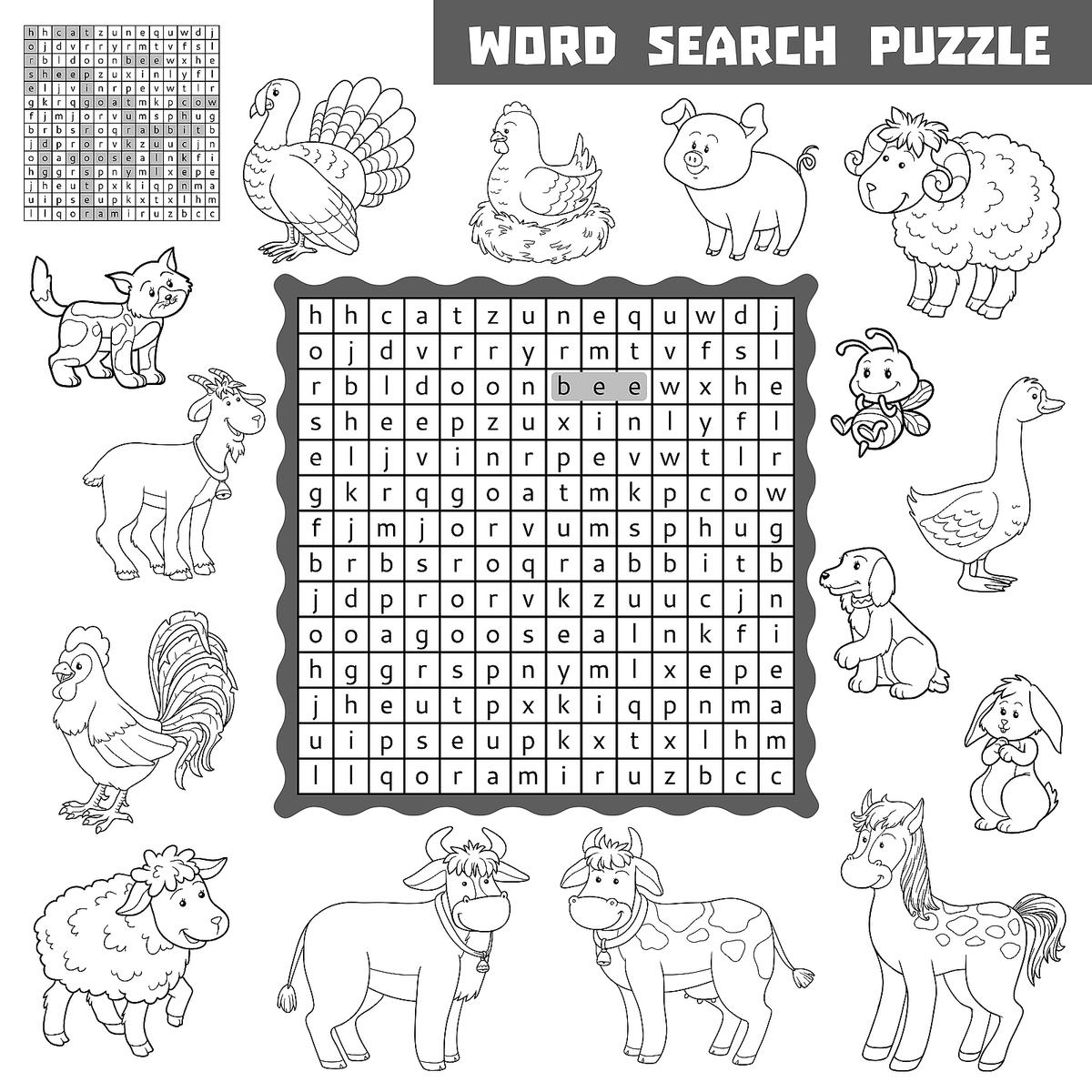 Word Search Coloring Pages Printable Word Search Coloring Pages Printable