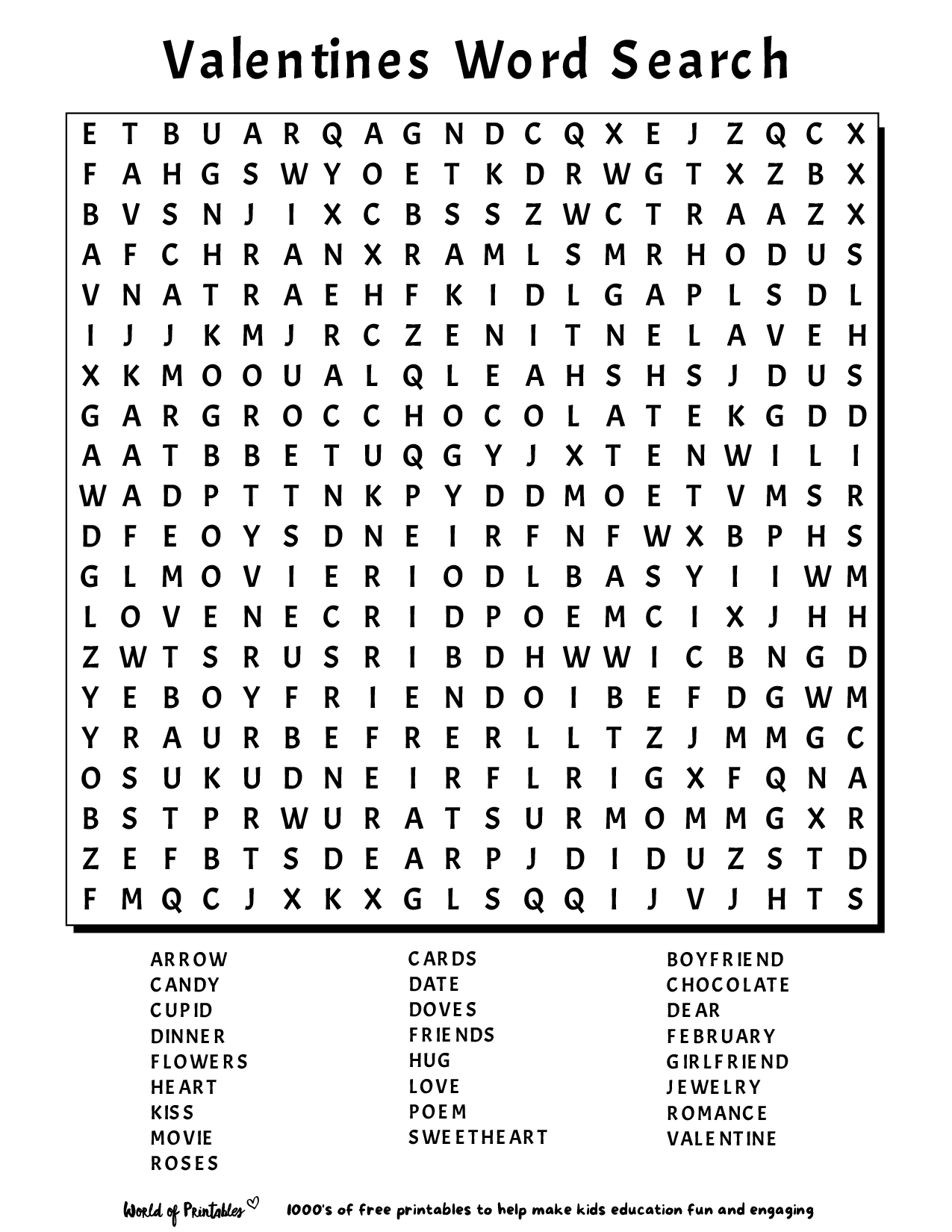 Printable Word Search World Of Printables Printable Word Search World Of Printables